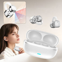 Load image into Gallery viewer, Bluetooth Headphones with Pearl Bow and Ear Clip