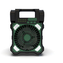 Load image into Gallery viewer, Sakerplus Solar Powered Portable Camping Fan