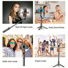 Load image into Gallery viewer, Foldable Selfie Stick Tripod
