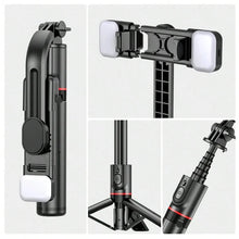 Load image into Gallery viewer, Foldable Selfie Stick Tripod