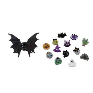 Matte Black Bat Hair Claw