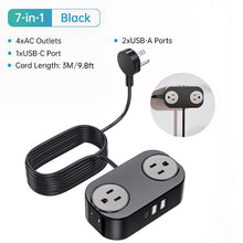 Load image into Gallery viewer, Sakerplus Compact Travel Power Strip