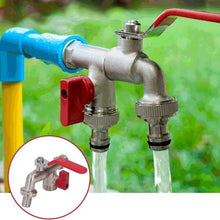 Load image into Gallery viewer, Zinc Alloy Dual Outlet Faucet for Gardening
