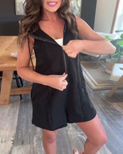 Load image into Gallery viewer, Sleeveless Zipper Solid Color Jumpsuit