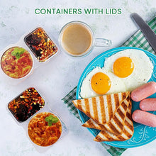 Load image into Gallery viewer, Double Compartment Snack Containers with Lids