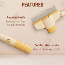 Load image into Gallery viewer, Long &amp; Short Tooth Stainless Steel Pet Comb