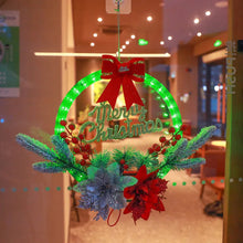Load image into Gallery viewer, Christmas wreaths with LED light