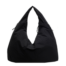 Load image into Gallery viewer, Women's Solid Color Textured Draped Tote Bag