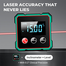 Load image into Gallery viewer, Magnetic Digital Angle Finder with Electronic Laser