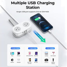 Load image into Gallery viewer, Sakerplus Compact Travel Power Strip