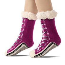 Load image into Gallery viewer, Ultra-thick Cashmere Slipper Home Socks