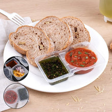 Load image into Gallery viewer, Double Compartment Snack Containers with Lids