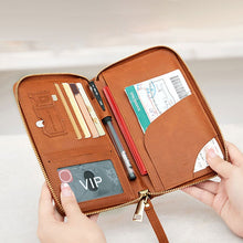Load image into Gallery viewer, Multi-Functional RFID Passport Wallet