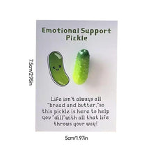 Load image into Gallery viewer, Cute Pickle Design Pocket Hug Card