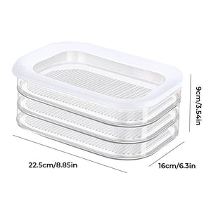 3 Layer Reusable Food Storage Container