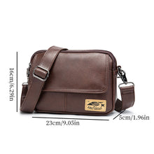Load image into Gallery viewer, Square Vintage Messenger Bag