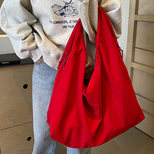 Load image into Gallery viewer, Women's Solid Color Textured Draped Tote Bag