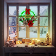 Load image into Gallery viewer, Christmas wreaths with LED light