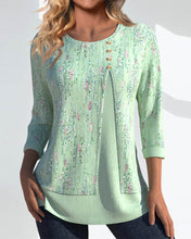 Load image into Gallery viewer, Round Neck Button Down Top