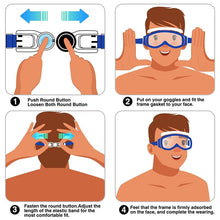 Load image into Gallery viewer, High Definition Waterproof Anti-fog Large Frame Swimming Goggles【Set Of 2 PCS】