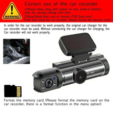 Load image into Gallery viewer, SAKER Front &amp; Rear Dashcam