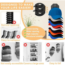 Load image into Gallery viewer, Baseball Cap Organizer