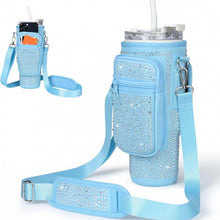 Load image into Gallery viewer, Glittering Diamond Drinkware Tumbler Bag