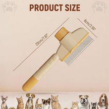 Load image into Gallery viewer, Long &amp; Short Tooth Stainless Steel Pet Comb