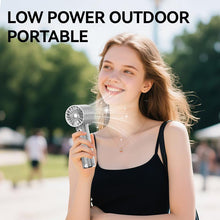 Load image into Gallery viewer, Sakerplus Luxury Rechargeable Handheld Turbo Fan