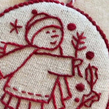 Load image into Gallery viewer, Hand Embroidery Christmas Ornaments Kit