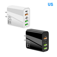Load image into Gallery viewer, Multi Port Adaptor 65W Fast Charger - US Standard