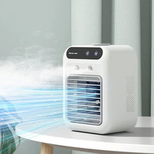 Load image into Gallery viewer, Portable 3-In-1 Cooling Fan with 2-Speed Mist