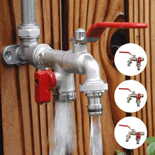 Load image into Gallery viewer, Zinc Alloy Dual Outlet Faucet for Gardening