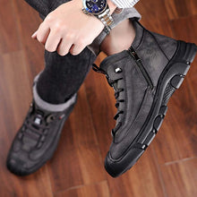 Load image into Gallery viewer, Men's Fleece Warm Boots