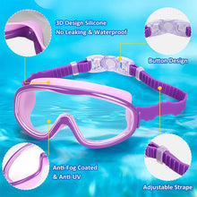 Load image into Gallery viewer, High Definition Waterproof Anti-fog Large Frame Swimming Goggles【Set Of 2 PCS】