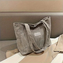 Load image into Gallery viewer, Corduroy Tote Bag