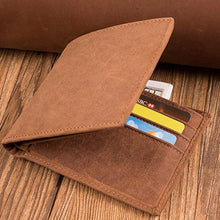 Load image into Gallery viewer, Engraved Genuine Leather Wallet
