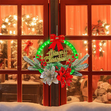 Load image into Gallery viewer, Christmas wreaths with LED light