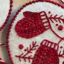 Load image into Gallery viewer, Hand Embroidery Christmas Ornaments Kit