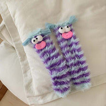 Load image into Gallery viewer, Warm Cozy Fluffy Cartoon Monster Socks