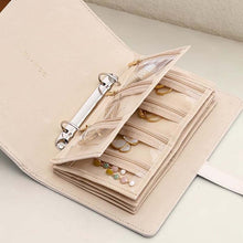 Load image into Gallery viewer, Luxury Leather Portable Jewelry Storage Book