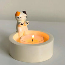 Load image into Gallery viewer, Cute Cat Candle Holder