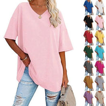 Load image into Gallery viewer, Ladies V-Neck T-Shirt