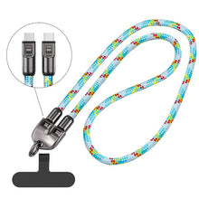 Load image into Gallery viewer, 2-in-1 Fast Charging Data Cable ＆ Phone Lanyard