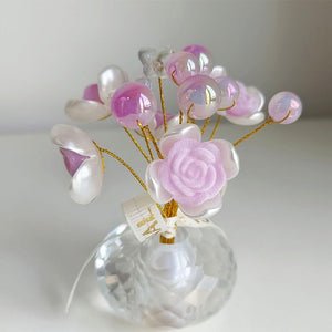 Crystal Rose Car Ornament