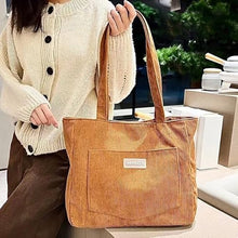 Load image into Gallery viewer, Corduroy Tote Bag