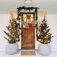 Load image into Gallery viewer, Christmas wreaths with LED light