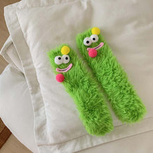 Load image into Gallery viewer, Warm Cozy Fluffy Cartoon Monster Socks