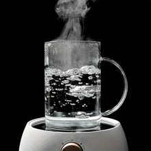 Load image into Gallery viewer, Large Glass Cup withLid &amp; Straw