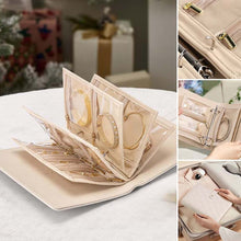 Load image into Gallery viewer, Luxury Leather Portable Jewelry Storage Book